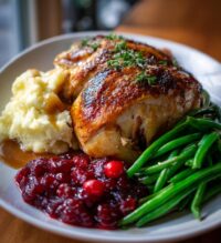 christmas food dinner