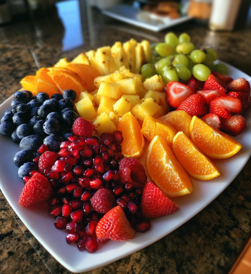 christmas fruit platter