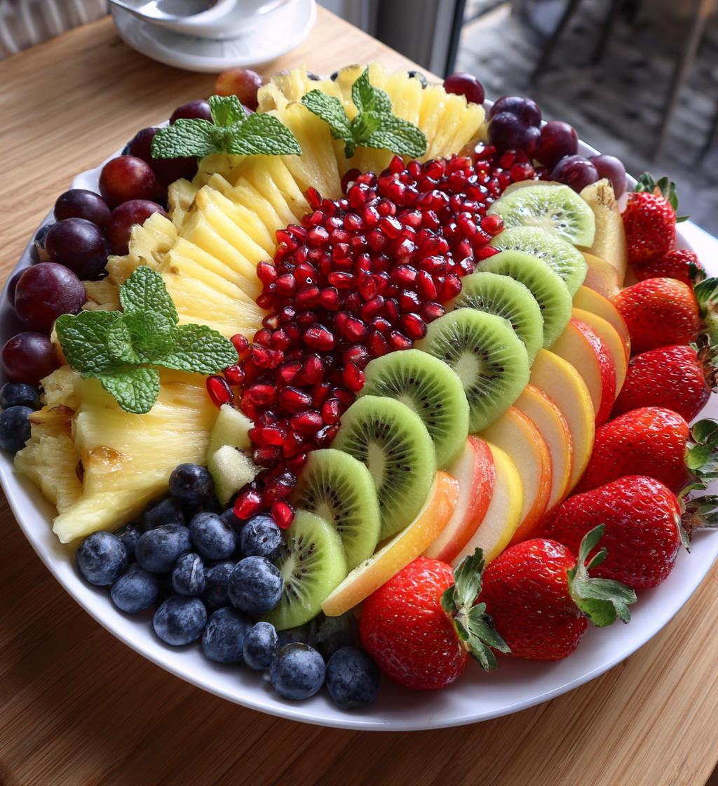 christmas fruit platter