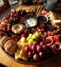 christmas grazing table