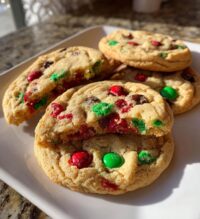 christmas m m cookies