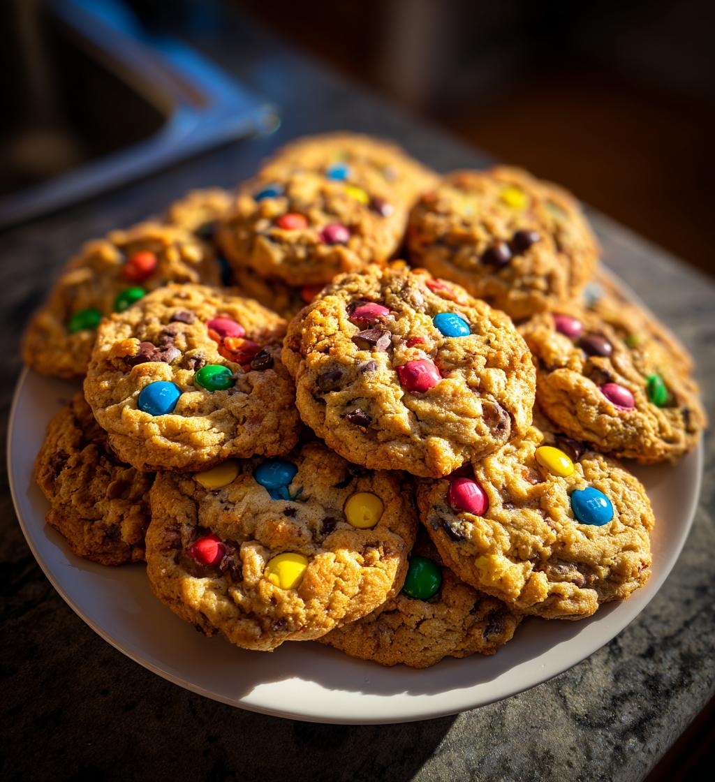 christmas monster cookies