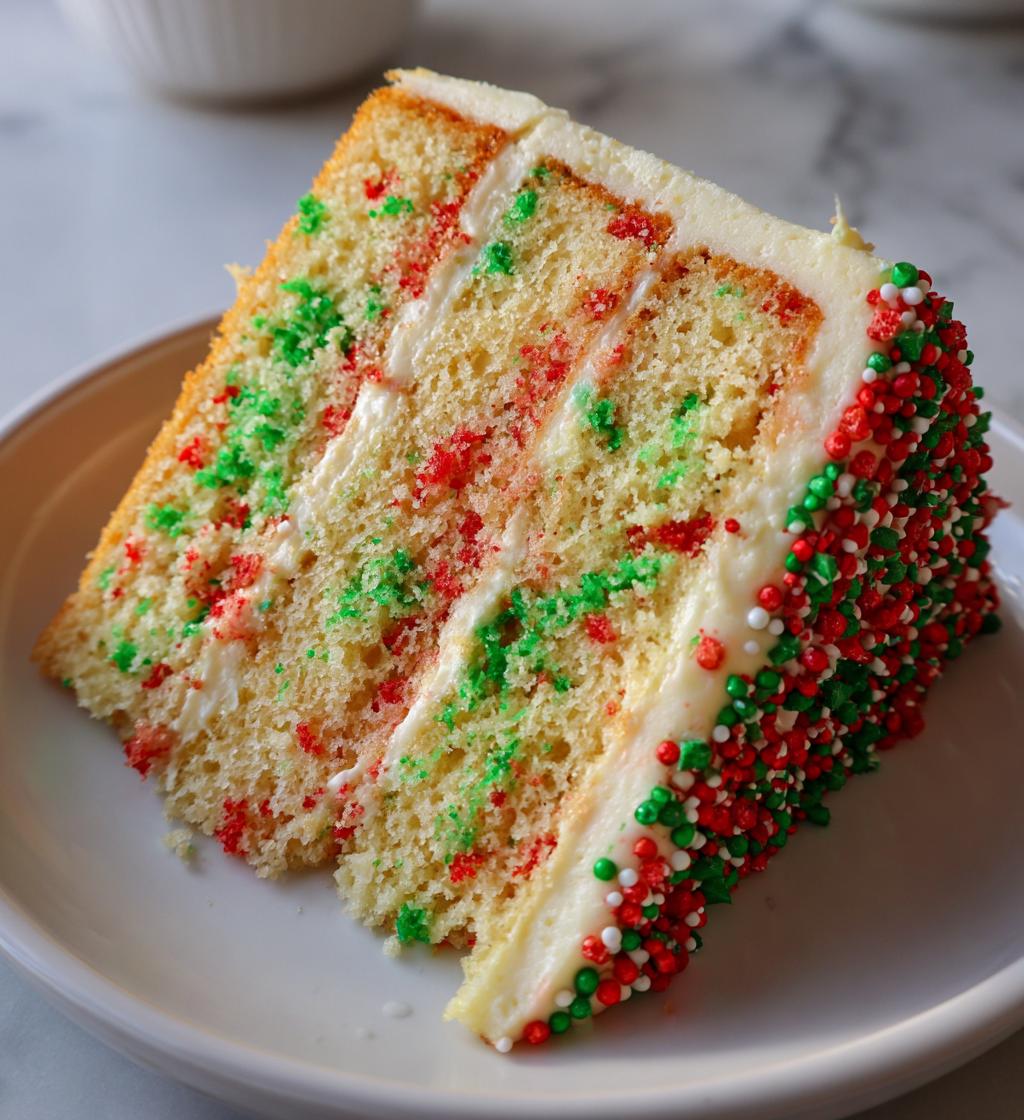 christmas party cake