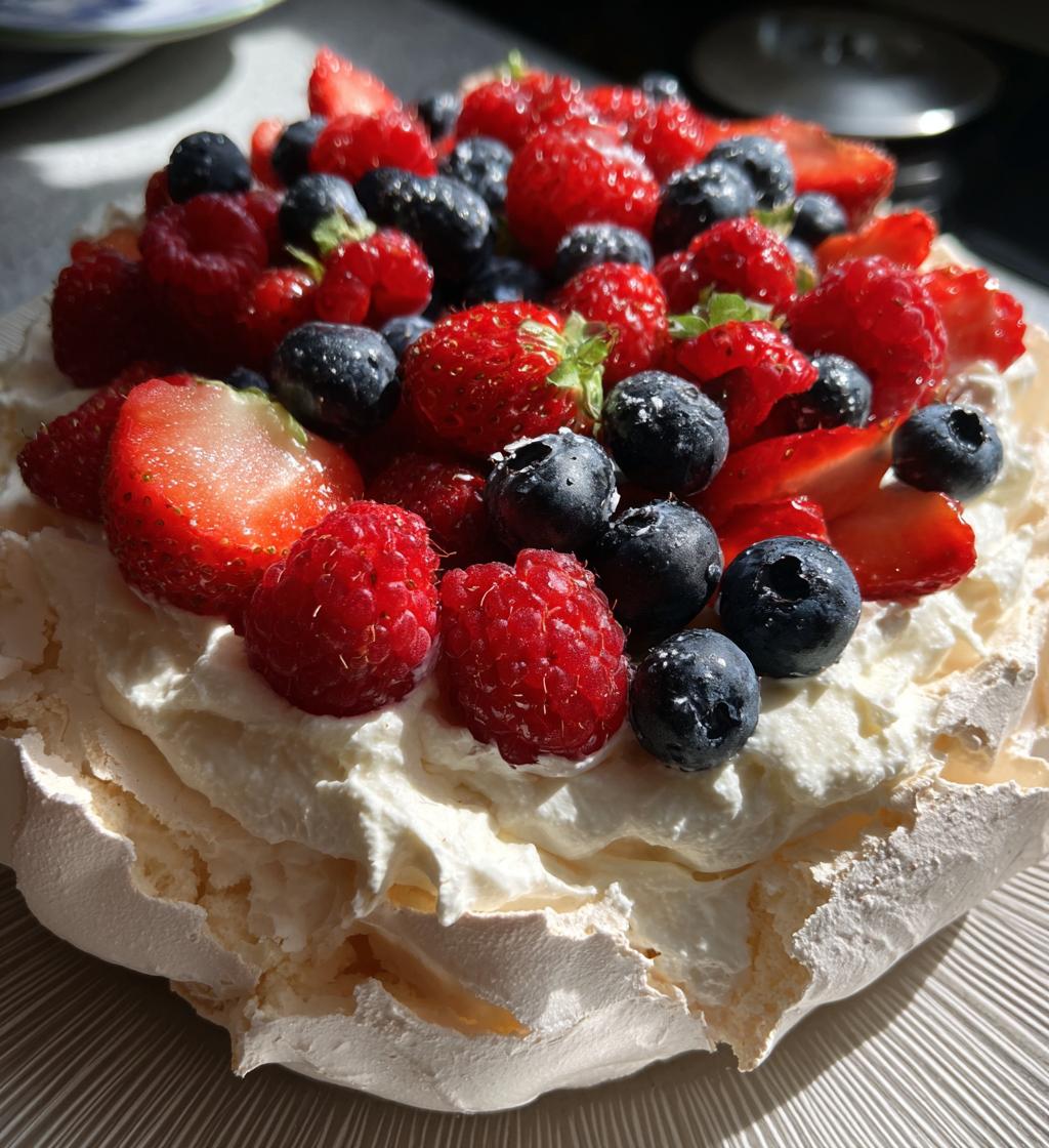 christmas pavlova