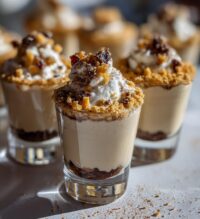 christmas pudding shots