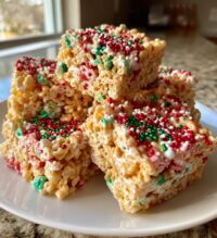 christmas rice crispy treats
