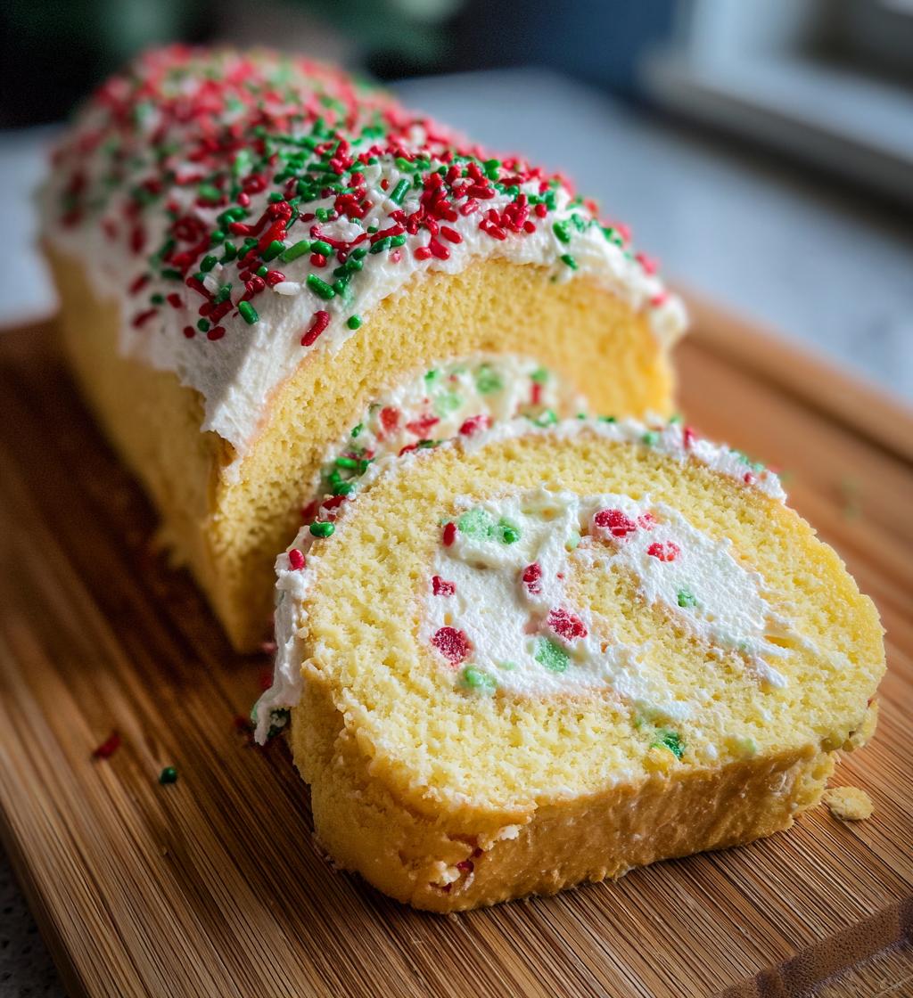 christmas roll cake