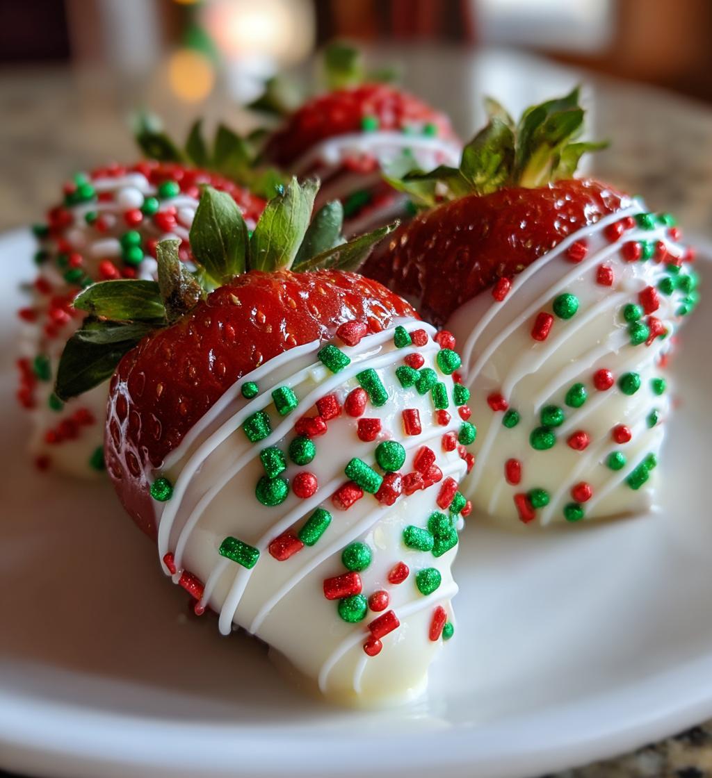 christmas strawberries