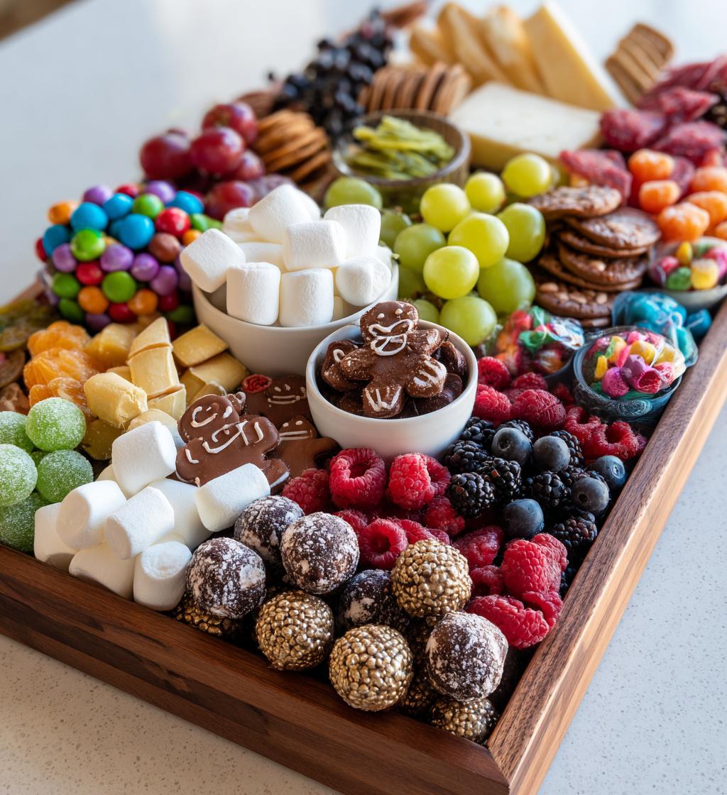 christmas sweet charcuterie board