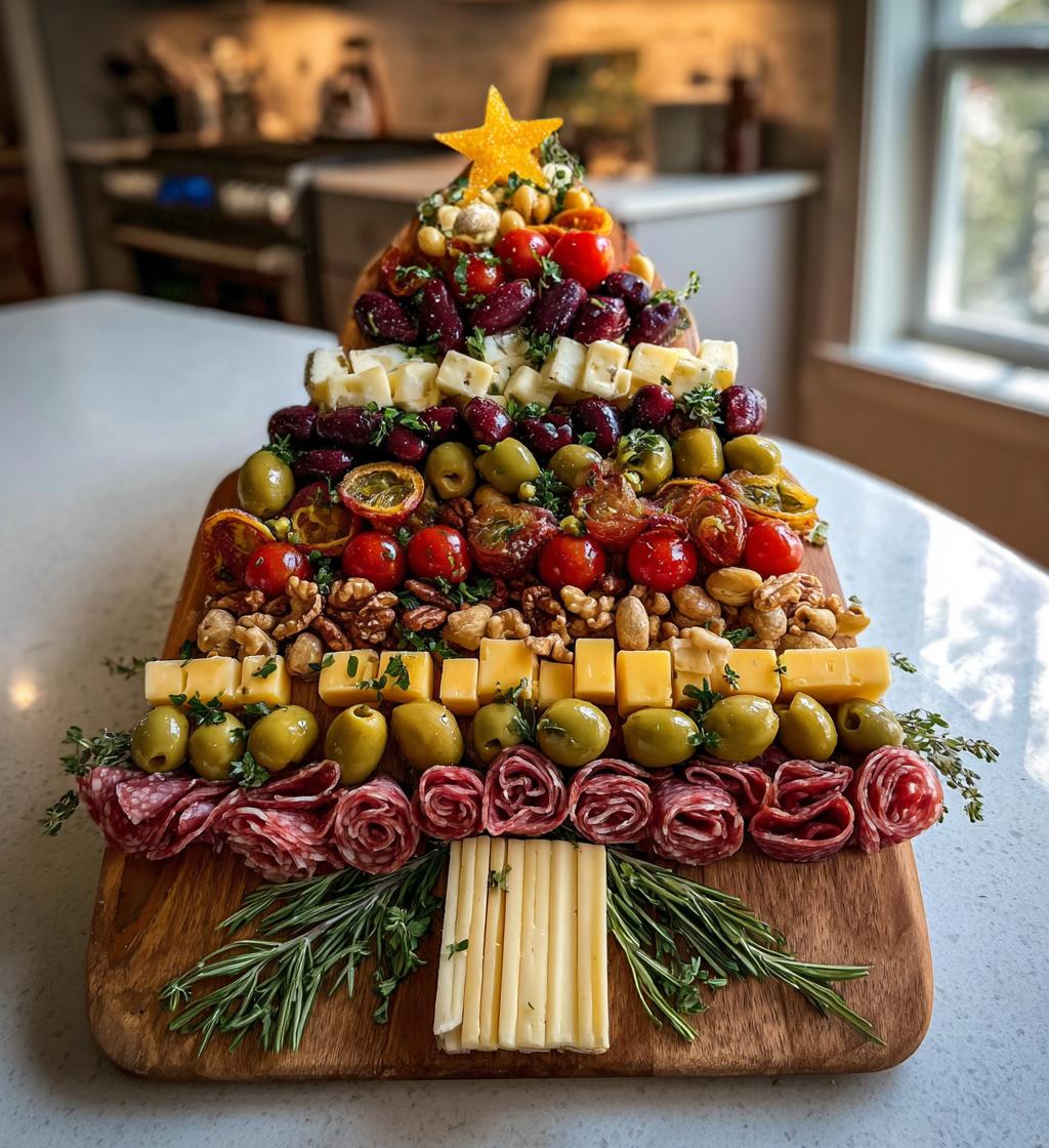 christmas tree charcuterie board