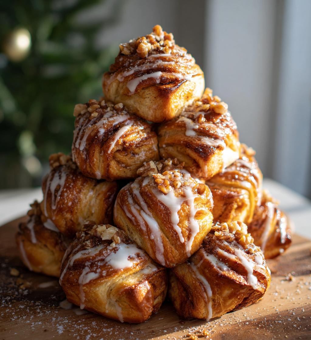 christmas tree cinnamon rolls