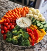 christmas veggie tray