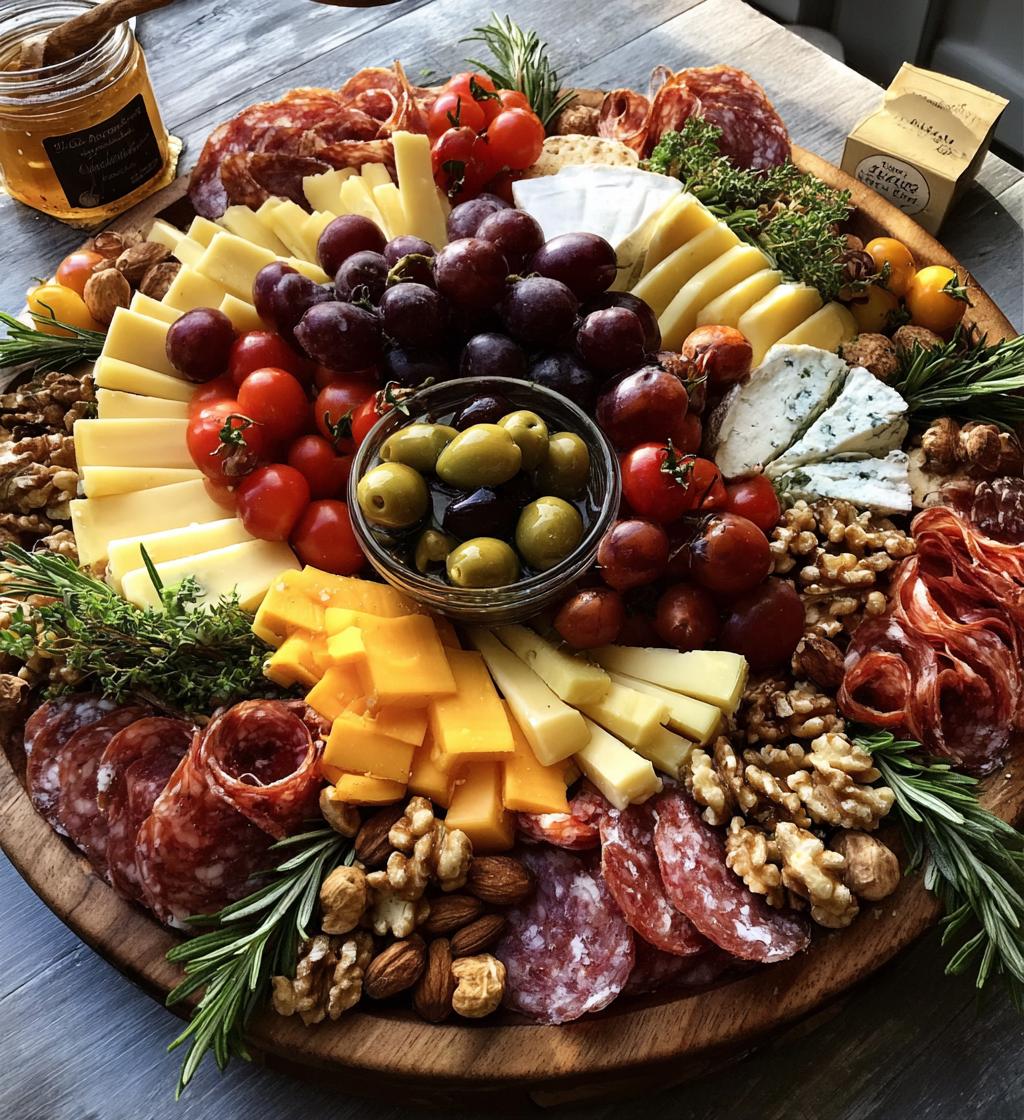 christmas wreath charcuterie board