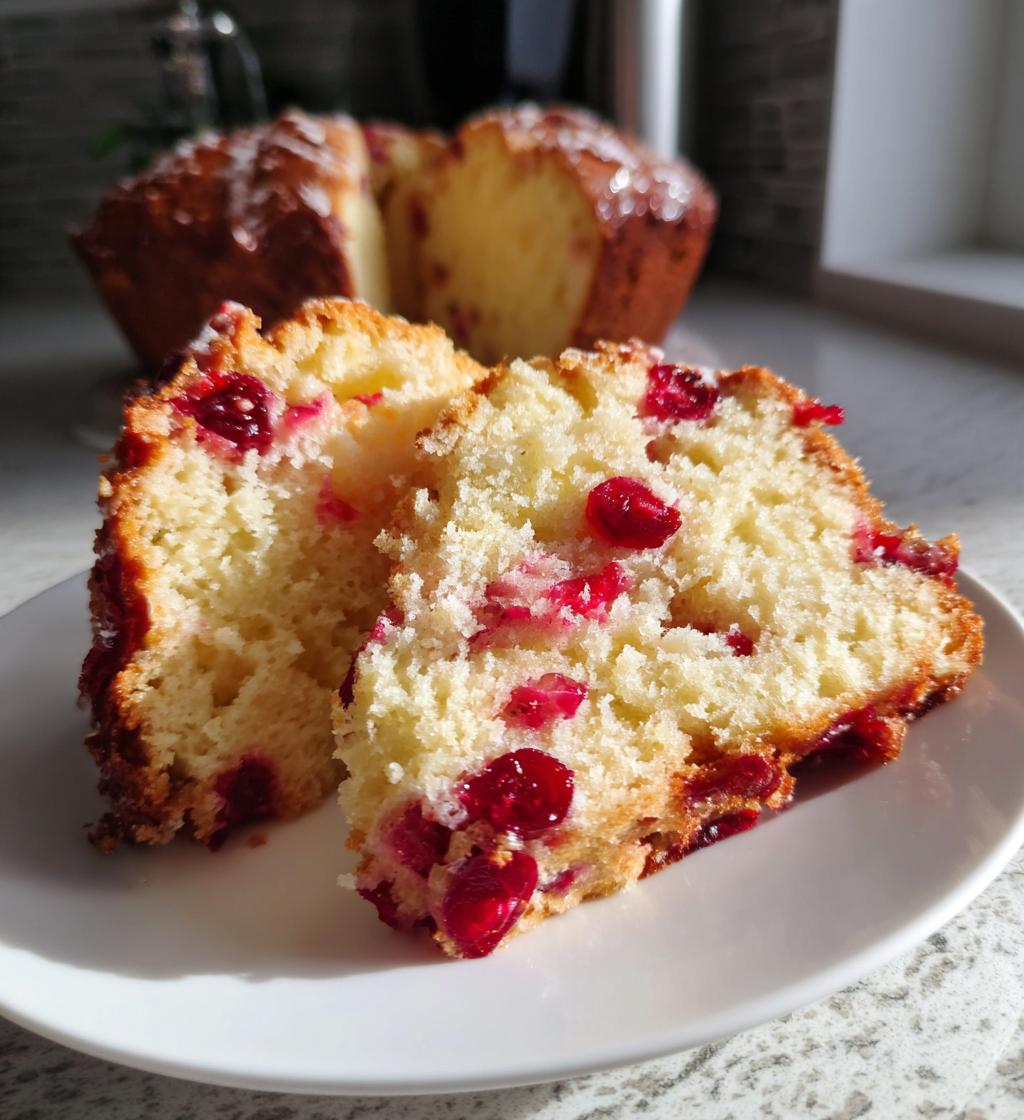 cranberry christmas cake