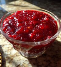 cranberry sauce