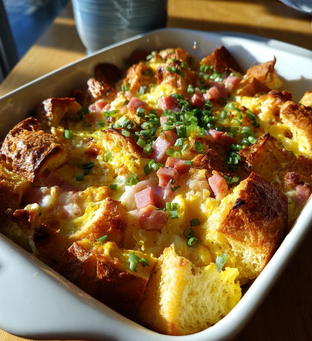 croissant breakfast casserole