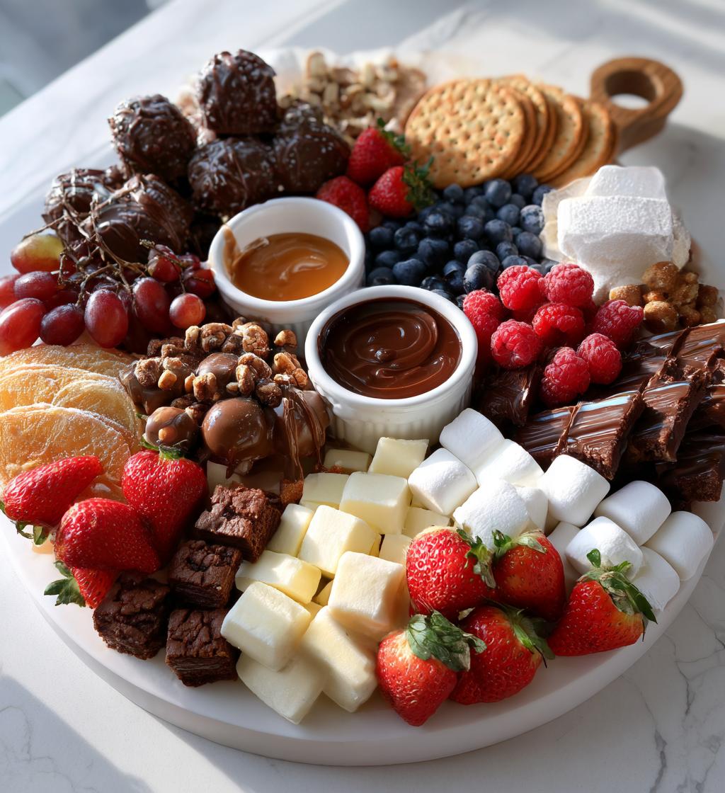 dessert charcuterie board