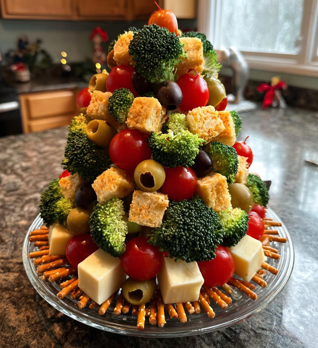 food christmas tree
