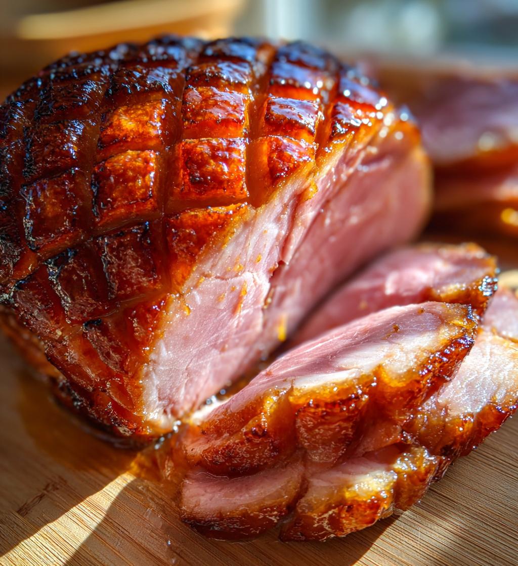 glazed ham