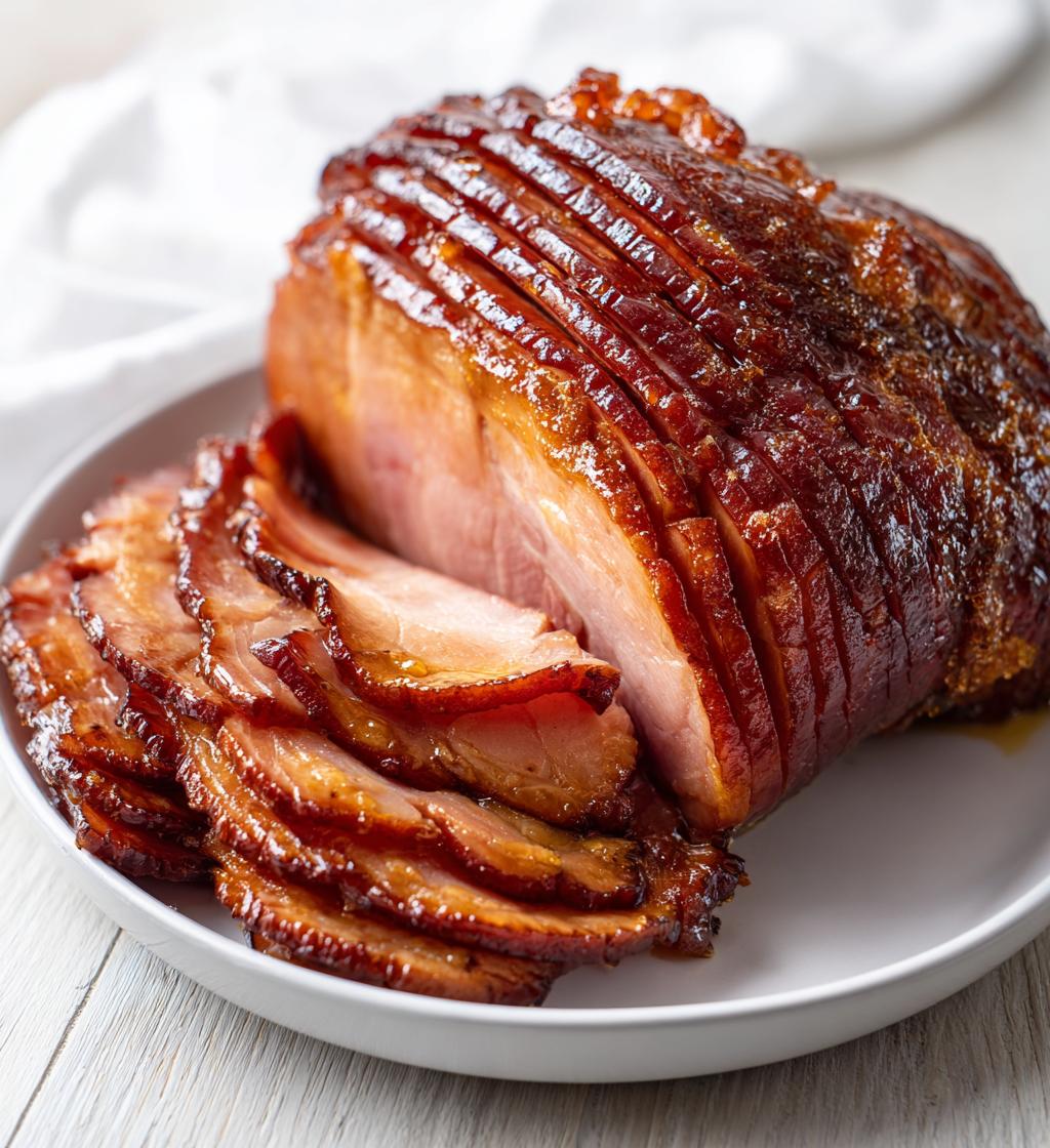 glazed ham