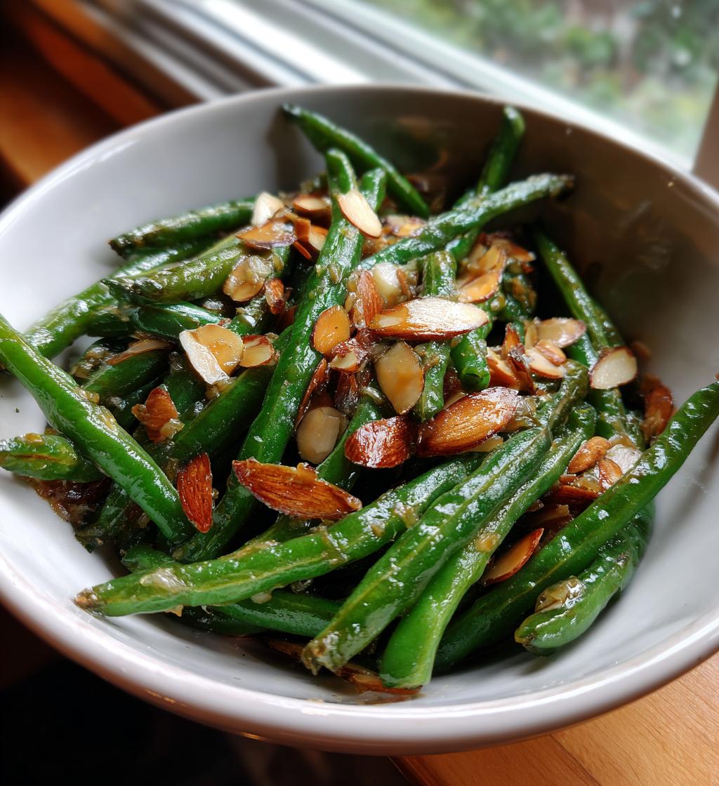 green bean almondine