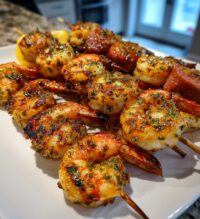 grilled shrimp and sausage
