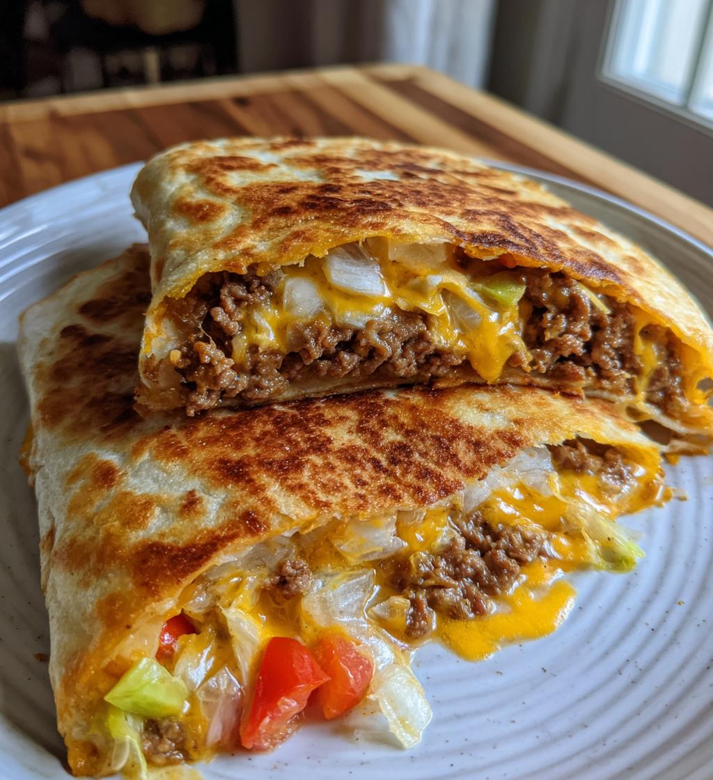 ground beef quesadillas