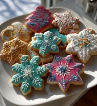 happy new year cookies decorated