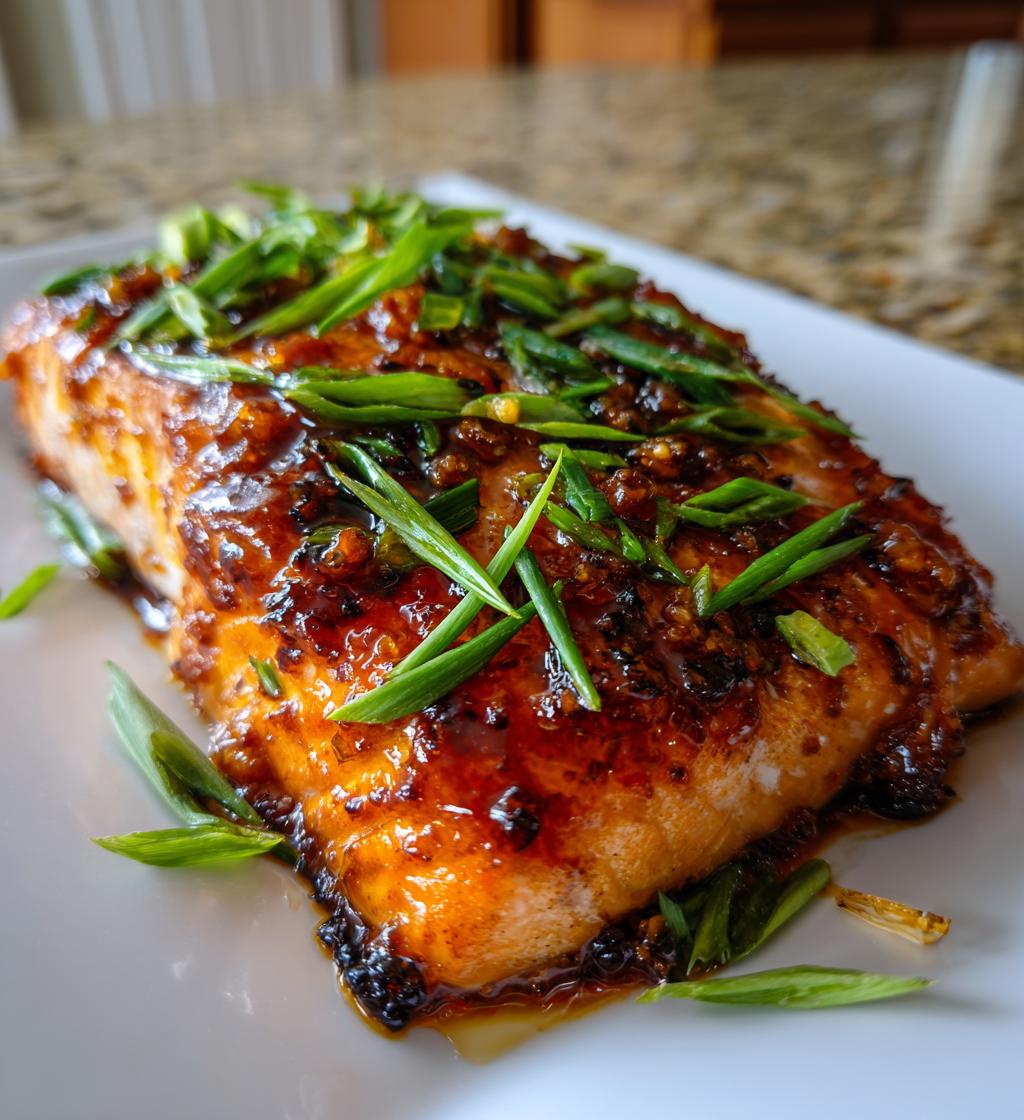 honey garlic glazed salmon
