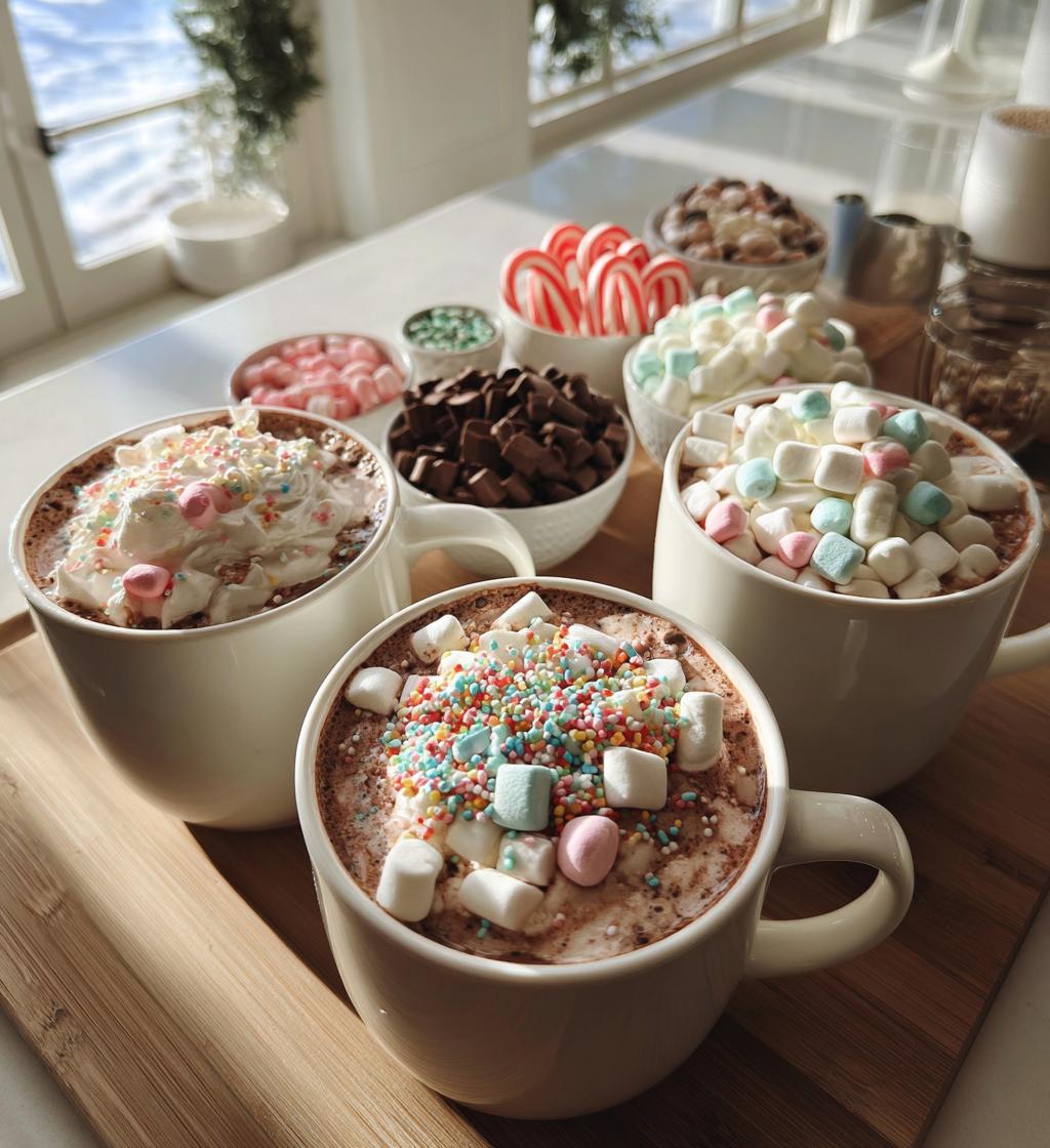 hot cocoa bar ideas christmas
