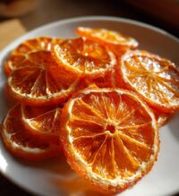 how to dry orange slices