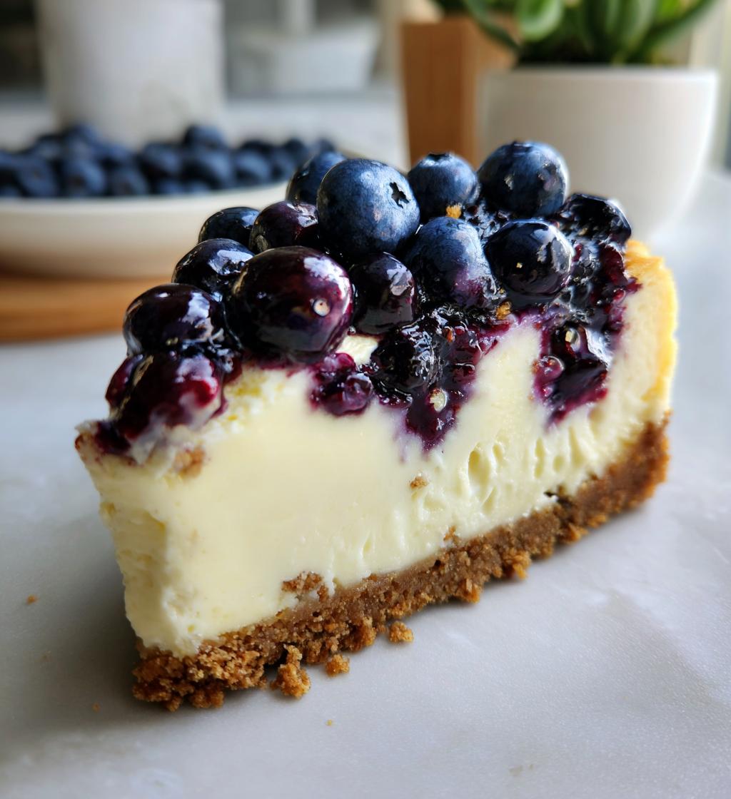 lemon blueberry cheesecake