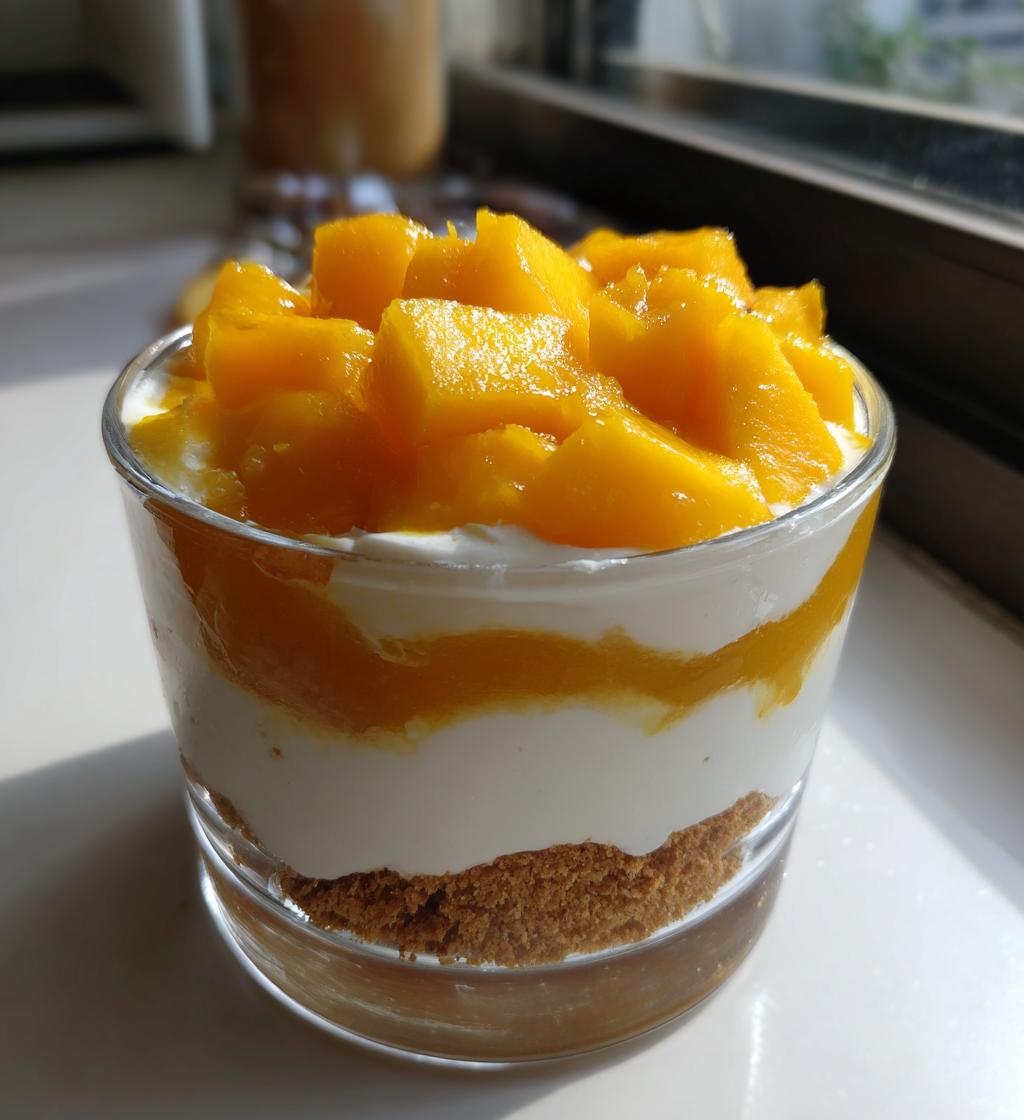 mango cheesecake trifle
