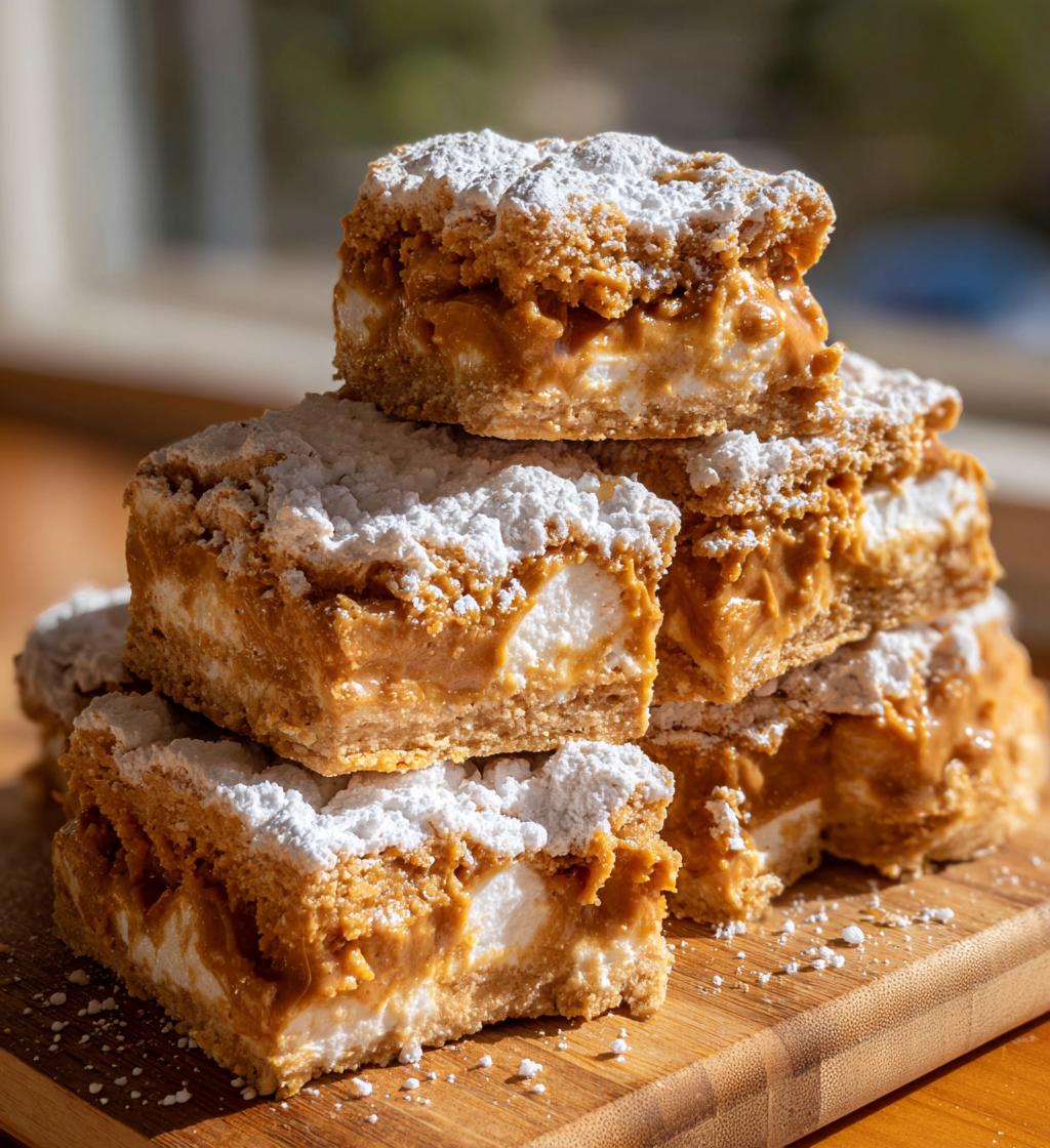 marshmallow peanut butter squares