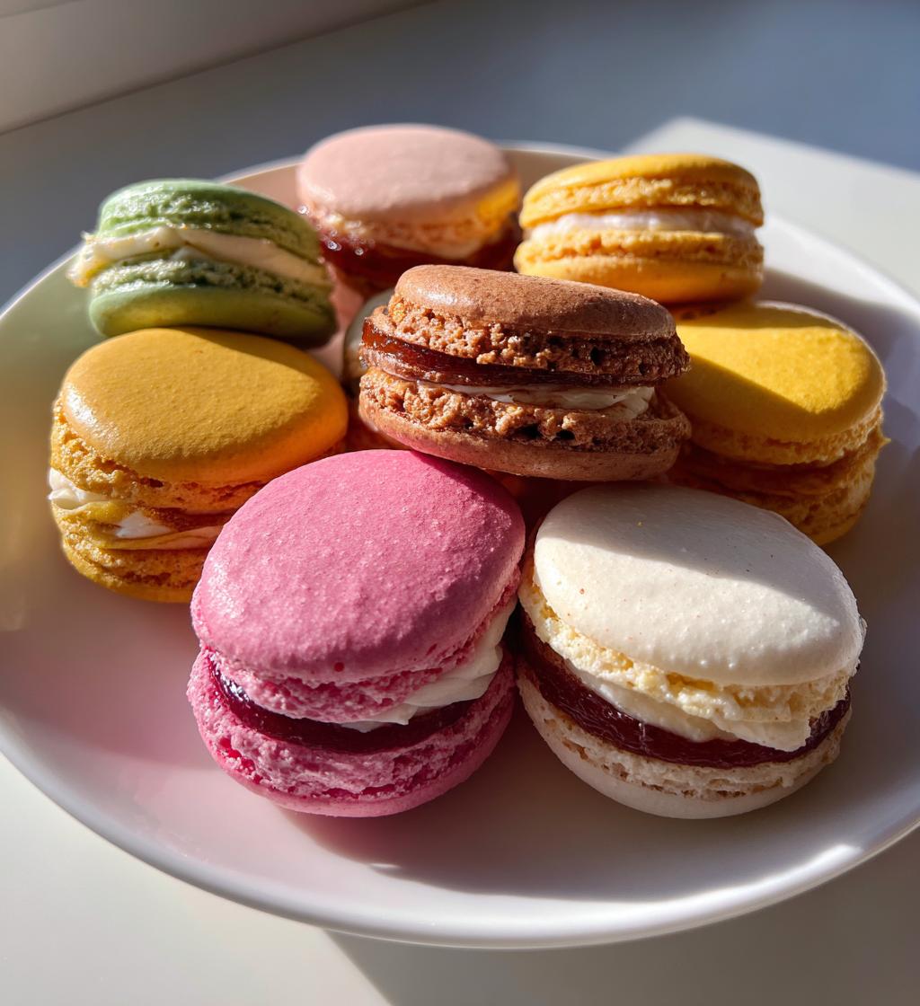 new year macarons