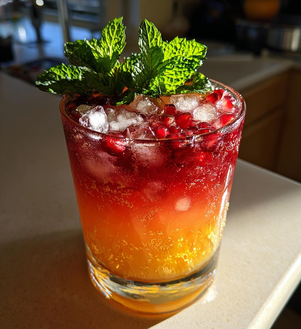 new year mocktail