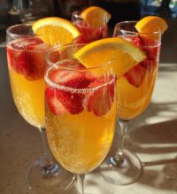 new years champagne cocktails