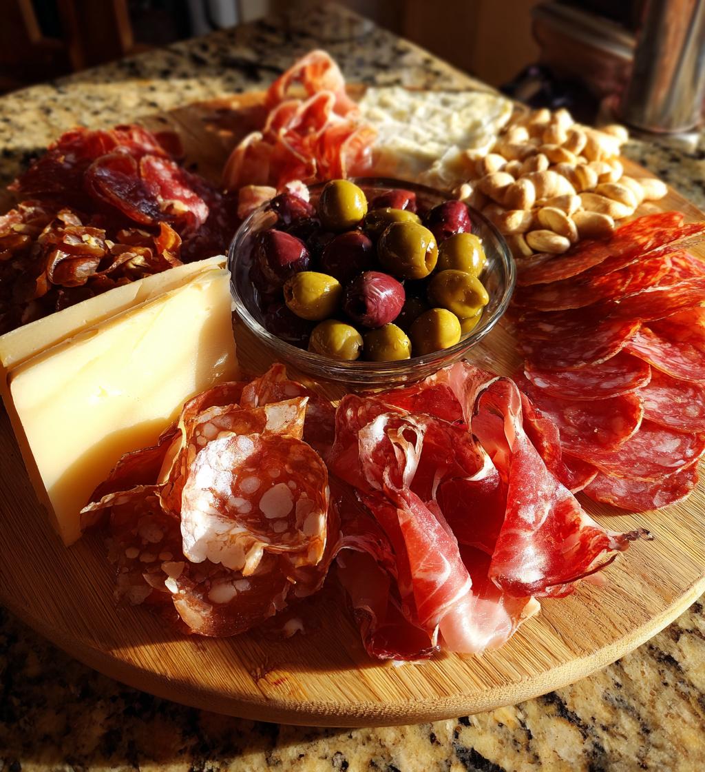 new years charcuterie board
