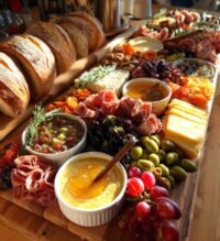 new years charcuterie board