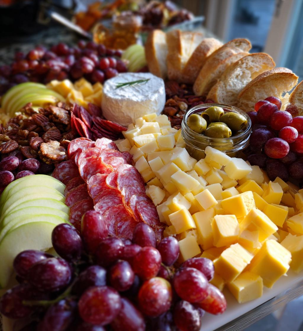 new years charcuterie board