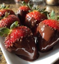 new years chocolate covered strawberries