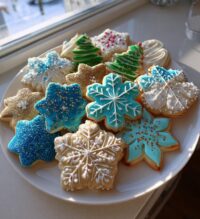new years cookies decorated
