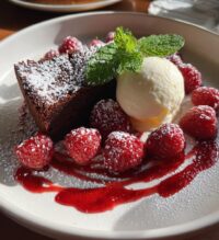 new years eve plated desserts