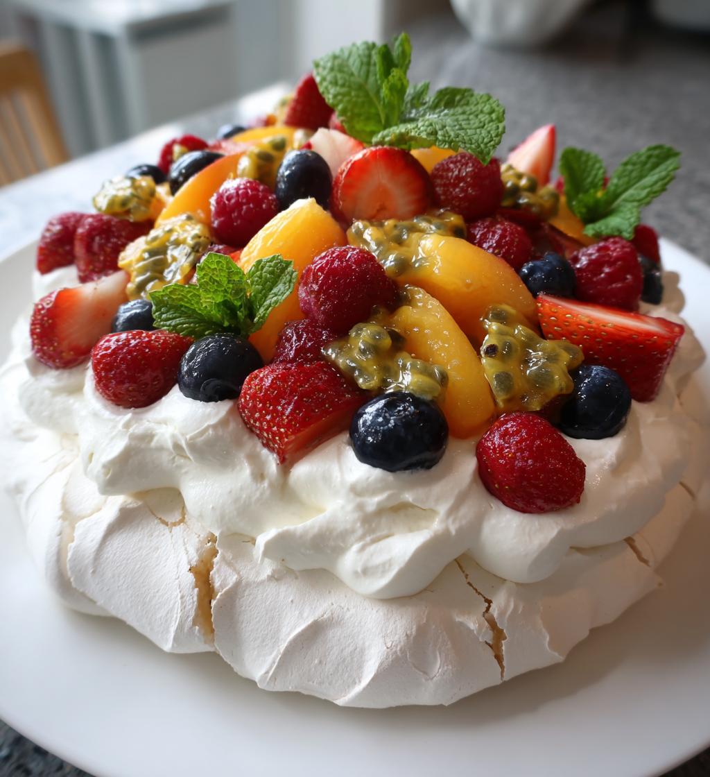 pavlova wreath