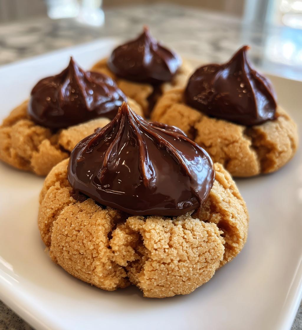 peanut butter blossom cookies