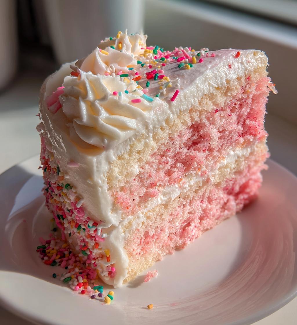 pink christmas cake