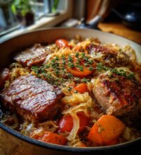 pork and sauerkraut crockpot