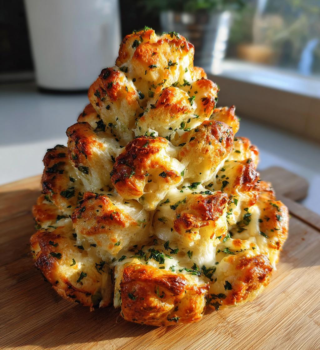 pull apart christmas tree bread