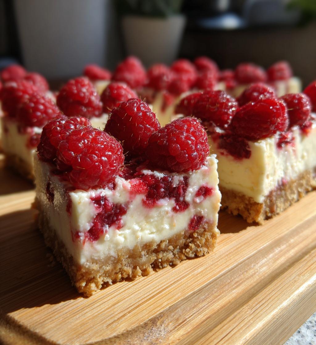 raspberry cheesecake bars