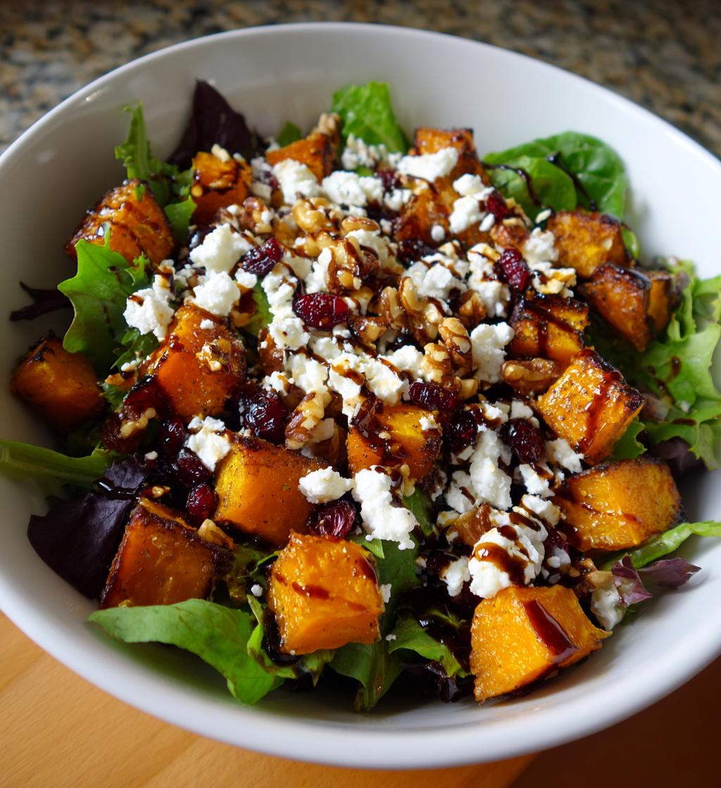 roast pumpkin salad